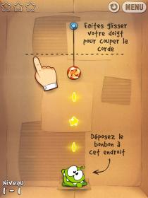 Cut The Rope - Capture d'écran n°2