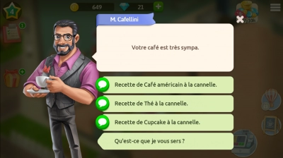 Mon café - jeu de restaurant - Capture d'écran n°5