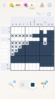 Nonogram puzzle : île des elfes - Capture d'écran n°4