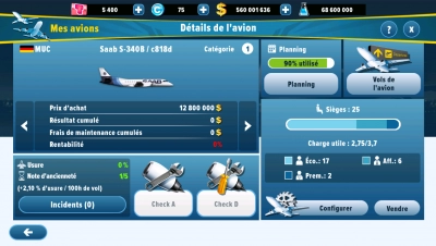 Airlines Manager Tycoon - Capture d'écran n°3