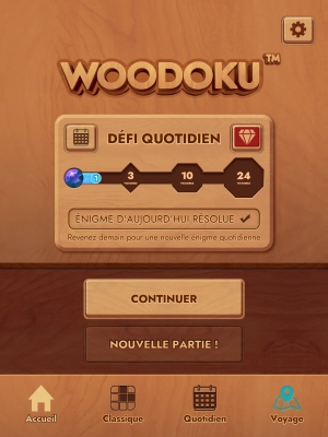 Woodoku - Capture d'écran n°1