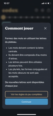 Codex - Le jeu de lettres - Capture d'écran n°6