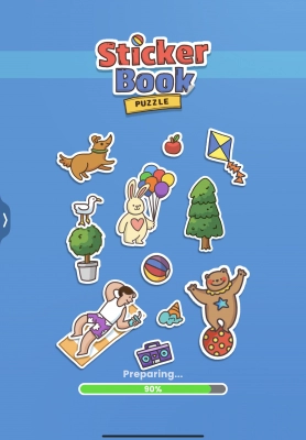 Sticker Book Puzzle - Capture d'écran n°1