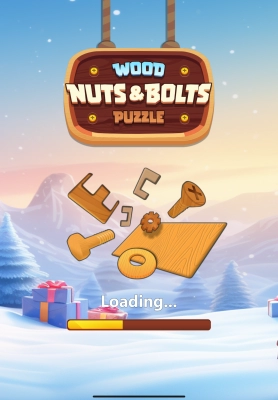 Wood Nuts & Bolts Puzzle - Capture d'écran n°1