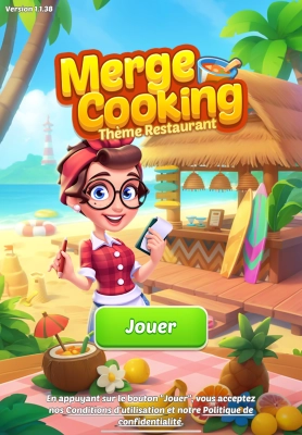 Merge Cooking Thème Restaurant - Capture d'écran n°1