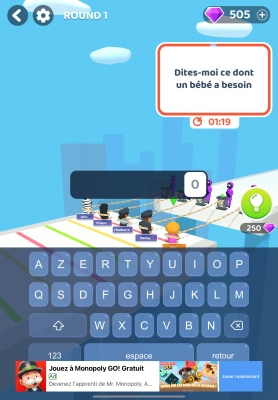 Sauter les Mots - Guess Words - Capture d'écran n°3