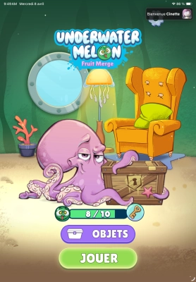 Underwatermelon: Fruit Merge - Capture d'écran n°1