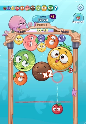 Underwatermelon: Fruit Merge - Capture d'écran n°3